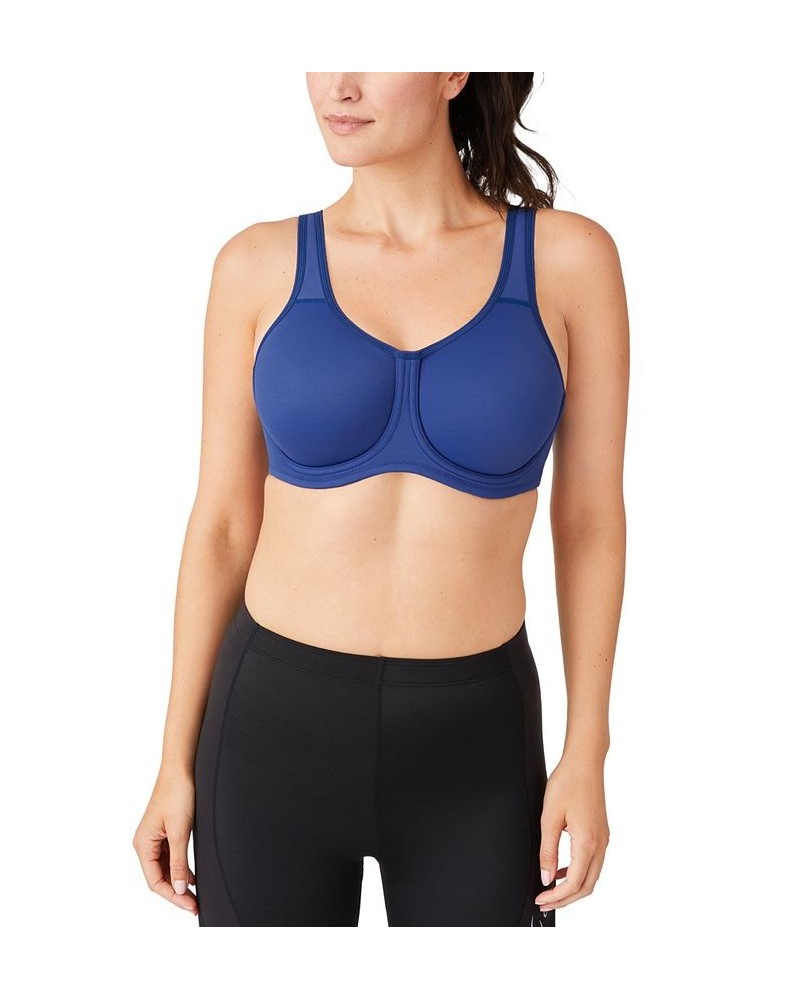 Sport High-Impact Underwire Bra 855170 Up To I Cup Twilight Blue $36.98 Bras