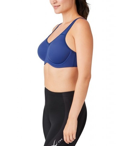 Sport High-Impact Underwire Bra 855170 Up To I Cup Twilight Blue $36.98 Bras