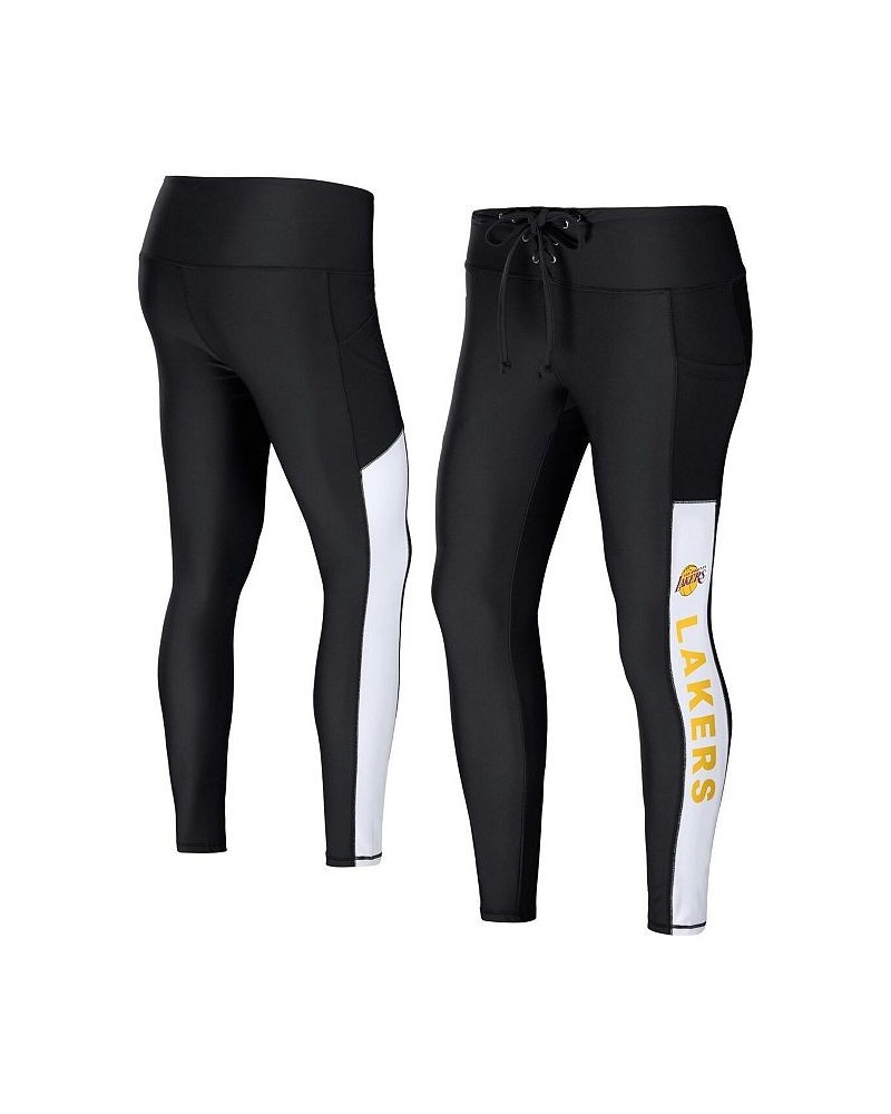 Women's Black Los Angeles Lakers Leggings Black $32.90 Pants