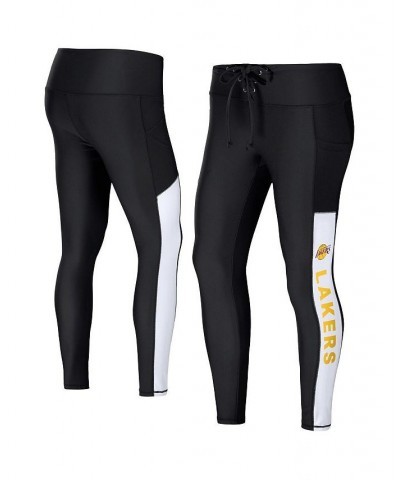 Women's Black Los Angeles Lakers Leggings Black $32.90 Pants