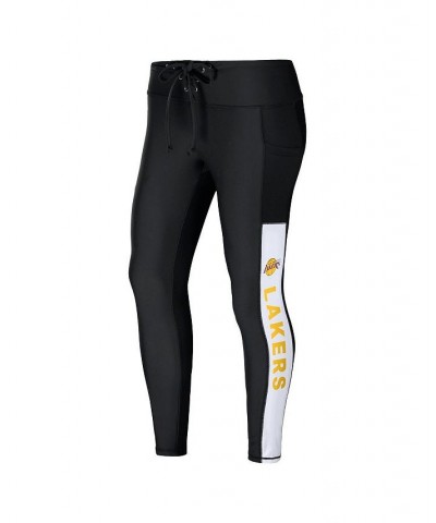 Women's Black Los Angeles Lakers Leggings Black $32.90 Pants