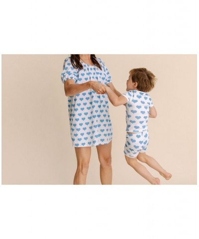 Women's Parker House Dress Blue hearts $57.82 Sleepwear