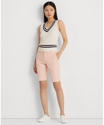 Women's Bi-Stretch Twill Shorts Pink $41.17 Shorts