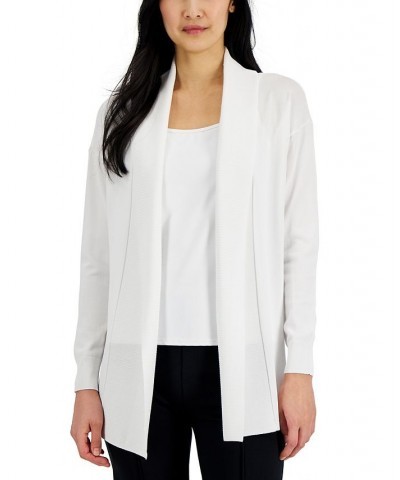 Women's Cardigan Shirt & Jacquard Skinny Pants White $24.17 Pants