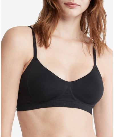 Bonded Flex Lightly Lined Bralette QF6610 Black $22.77 Bras