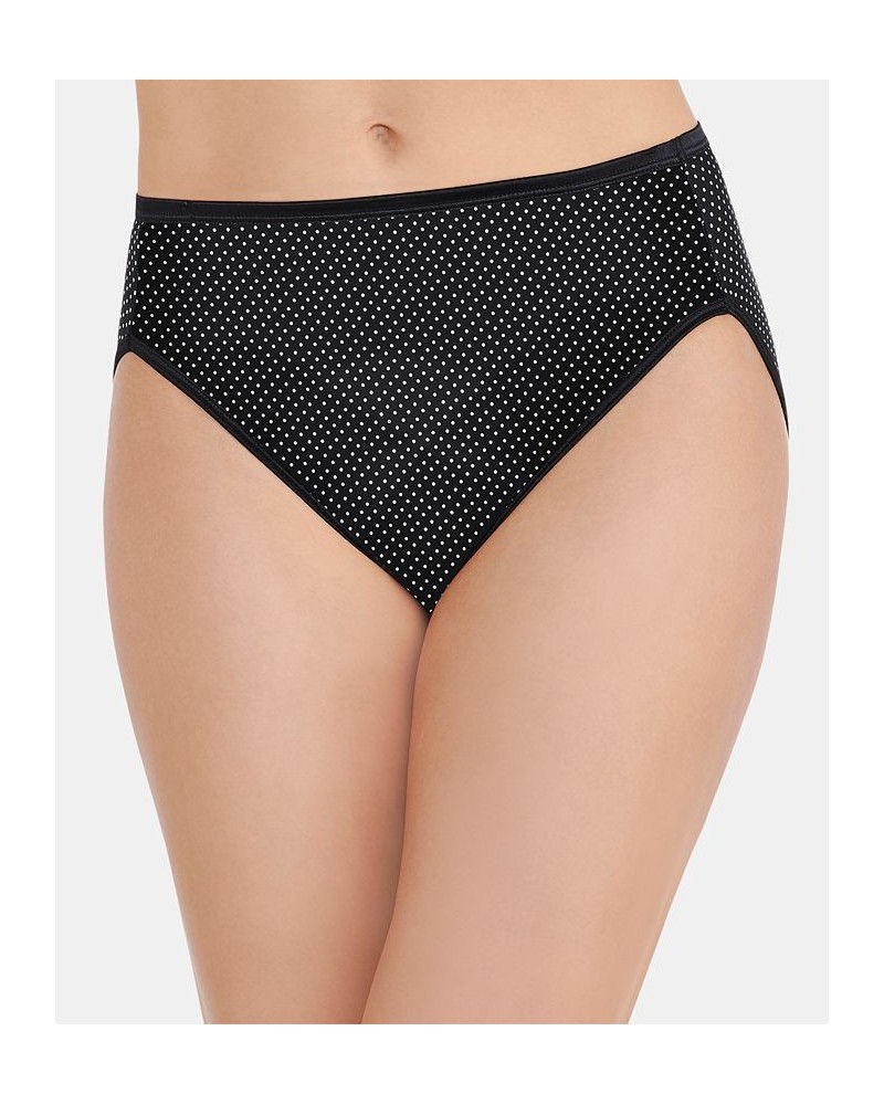 Illumination Hi-Cut Brief Underwear 13108 also available in extended sizes Black/White Polkadot $9.74 Panty