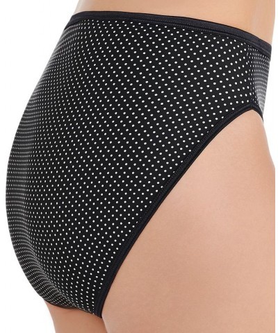 Illumination Hi-Cut Brief Underwear 13108 also available in extended sizes Black/White Polkadot $9.74 Panty