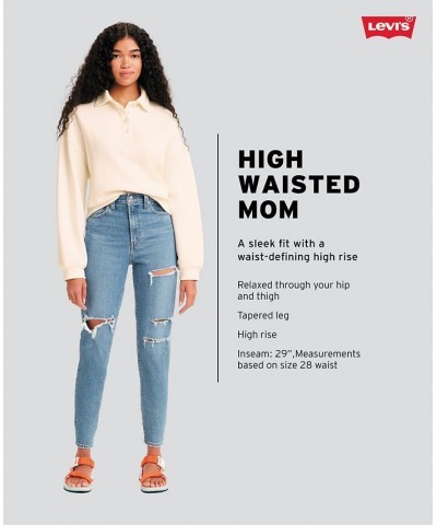 High-Waist Mom Jeans Summer Games $39.20 Jeans