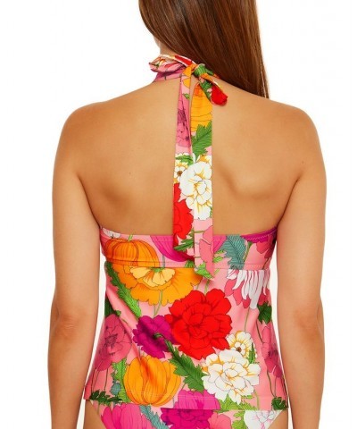 Sunny Bloom Convertible Tankini Top & Hipster Bottoms Multi $42.48 Swimsuits