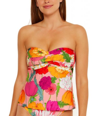 Sunny Bloom Convertible Tankini Top & Hipster Bottoms Multi $42.48 Swimsuits