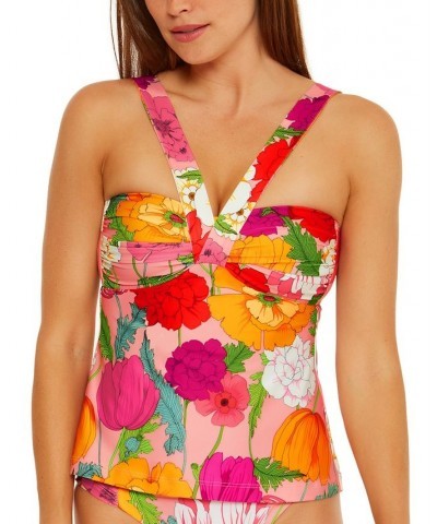 Sunny Bloom Convertible Tankini Top & Hipster Bottoms Multi $42.48 Swimsuits