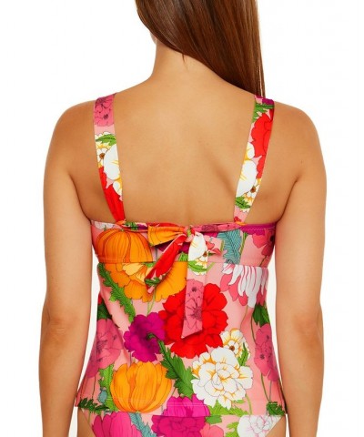 Sunny Bloom Convertible Tankini Top & Hipster Bottoms Multi $42.48 Swimsuits