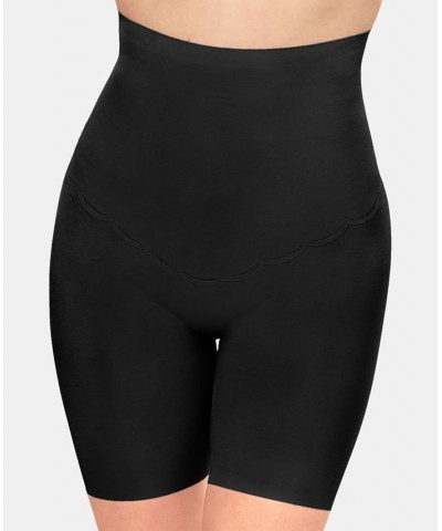 Women's Inside Edit Firm Tummy-Control High Waist Thigh Slimmer 808307 Black $36.08 Shapewear