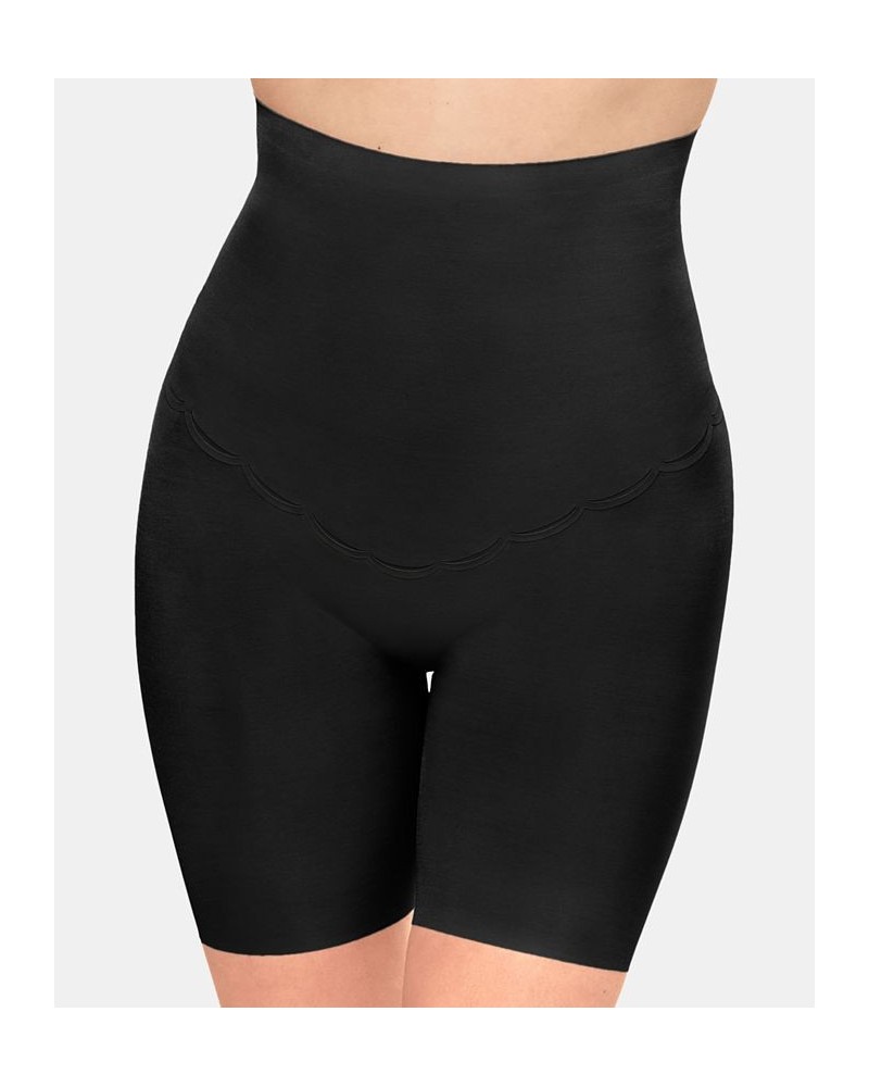 Women's Inside Edit Firm Tummy-Control High Waist Thigh Slimmer 808307 Black $36.08 Shapewear