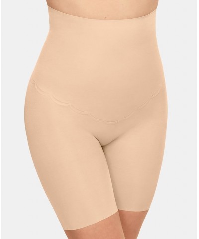 Women's Inside Edit Firm Tummy-Control High Waist Thigh Slimmer 808307 Black $36.08 Shapewear