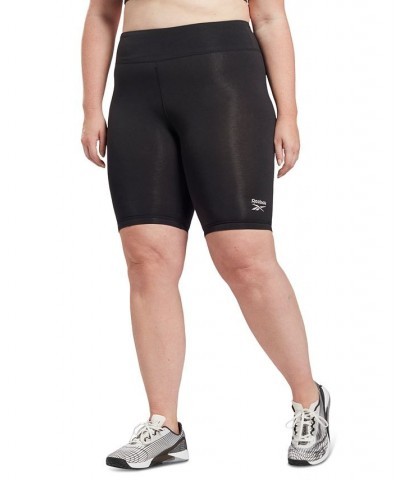 Plus Size Cotton Bike Shorts Black $13.50 Shorts