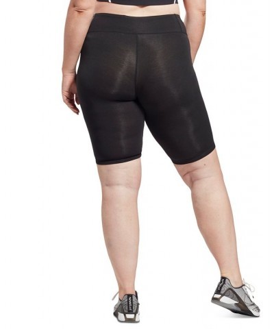 Plus Size Cotton Bike Shorts Black $13.50 Shorts