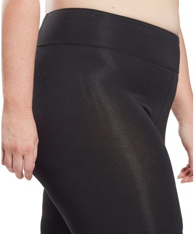 Plus Size Cotton Bike Shorts Black $13.50 Shorts