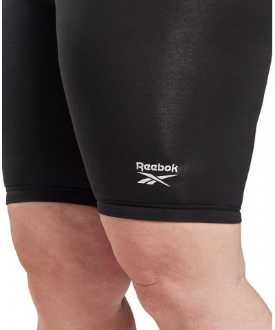 Plus Size Cotton Bike Shorts Black $13.50 Shorts