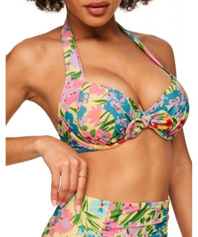 Shelby Women's Swimwear Bra Top Floral orange $25.83 Swimsuits