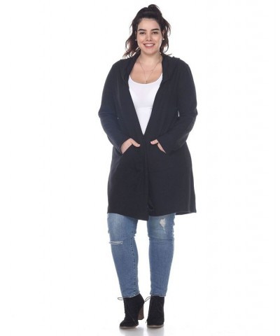 Plus Size Women's North Cardigan Black $26.04 Sweaters