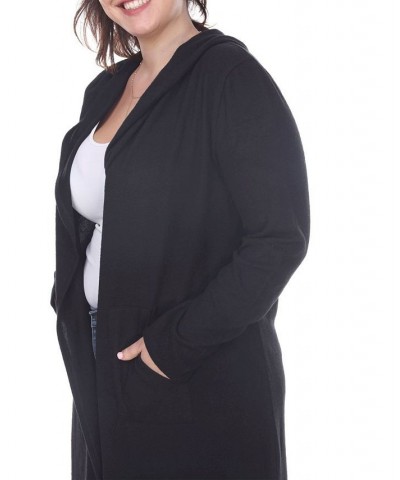 Plus Size Women's North Cardigan Black $26.04 Sweaters