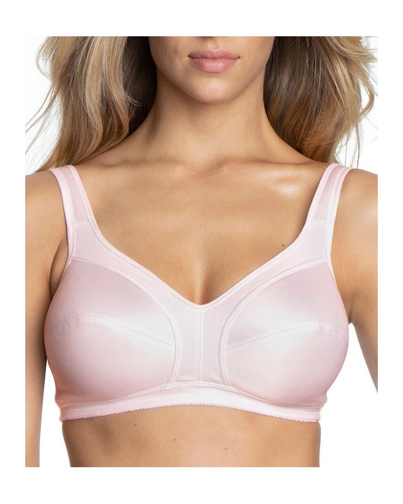 Isabelle Everyday Wire-Free Cotton Lined Bra Pink $30.78 Bras