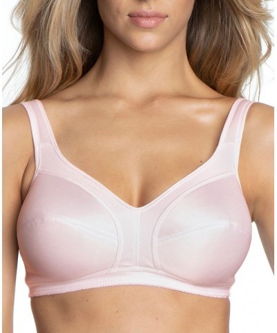 Isabelle Everyday Wire-Free Cotton Lined Bra Pink $30.78 Bras