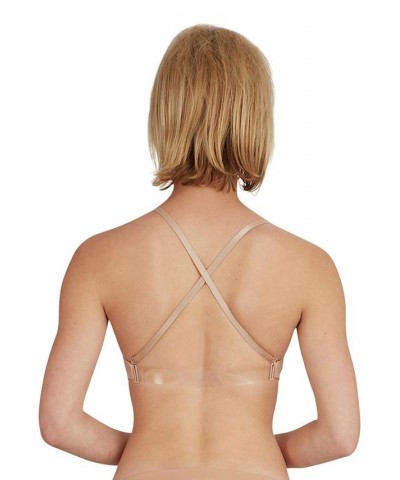 Seamless Clear Back Bra Brown $19.70 Bras