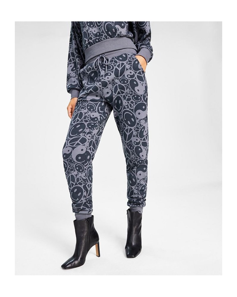 Juniors' Smiley Yin Yang Sweatpants Turbulence $12.96 Pants