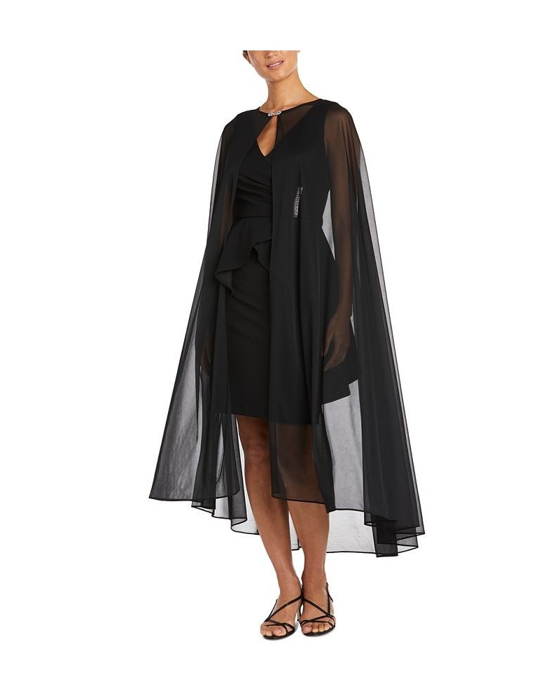 Chiffon Cape Black $32.45 Dresses