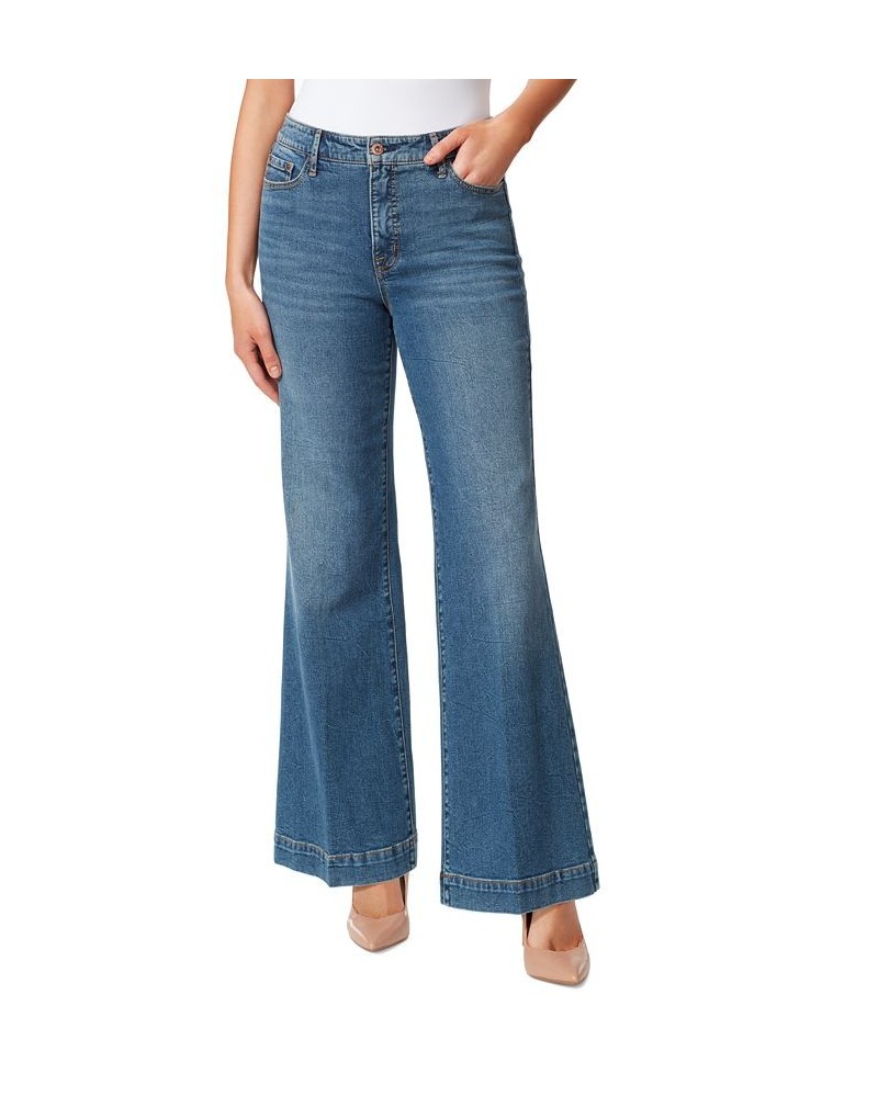 Women's True Love Wide-Leg Trouser Jeans SIA $21.39 Jeans