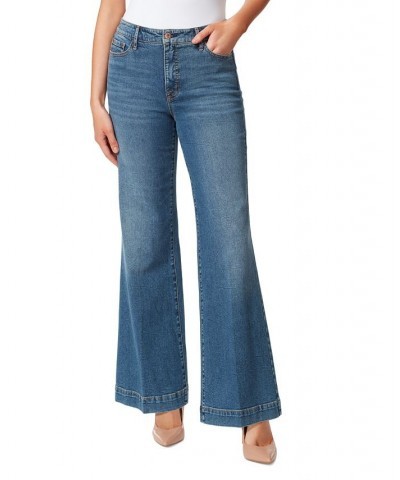 Women's True Love Wide-Leg Trouser Jeans SIA $21.39 Jeans