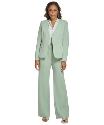 Women's Mid-Rise Wide-Leg Suit Pants Jadeite $32.70 Pants