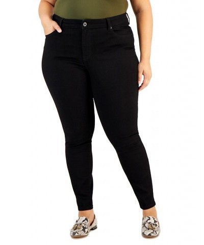 Trendy Plus Size Sculpted Skinny Jeans Black $12.60 Jeans