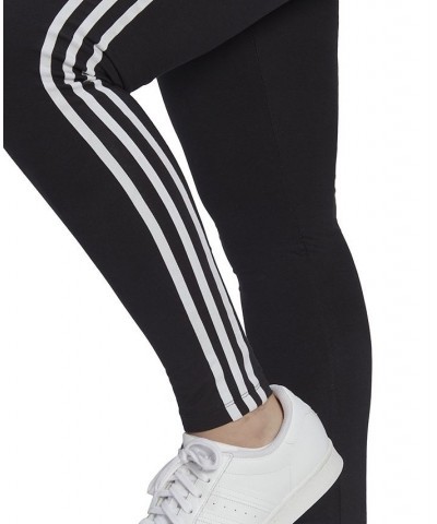 Plus Size 3-Stripes High-Rise Leggings Black $20.00 Pants