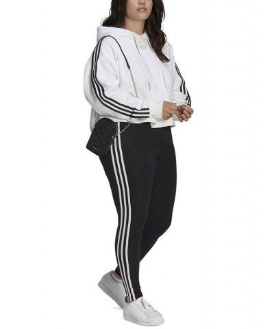 Plus Size 3-Stripes High-Rise Leggings Black $20.00 Pants