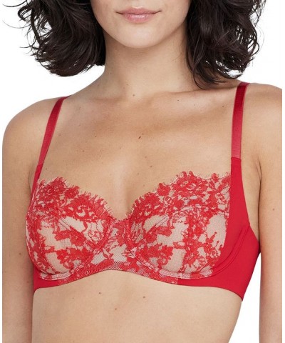 Entice Full Coverage Lingerie Underwire Bra 334143 Red $29.26 Bras