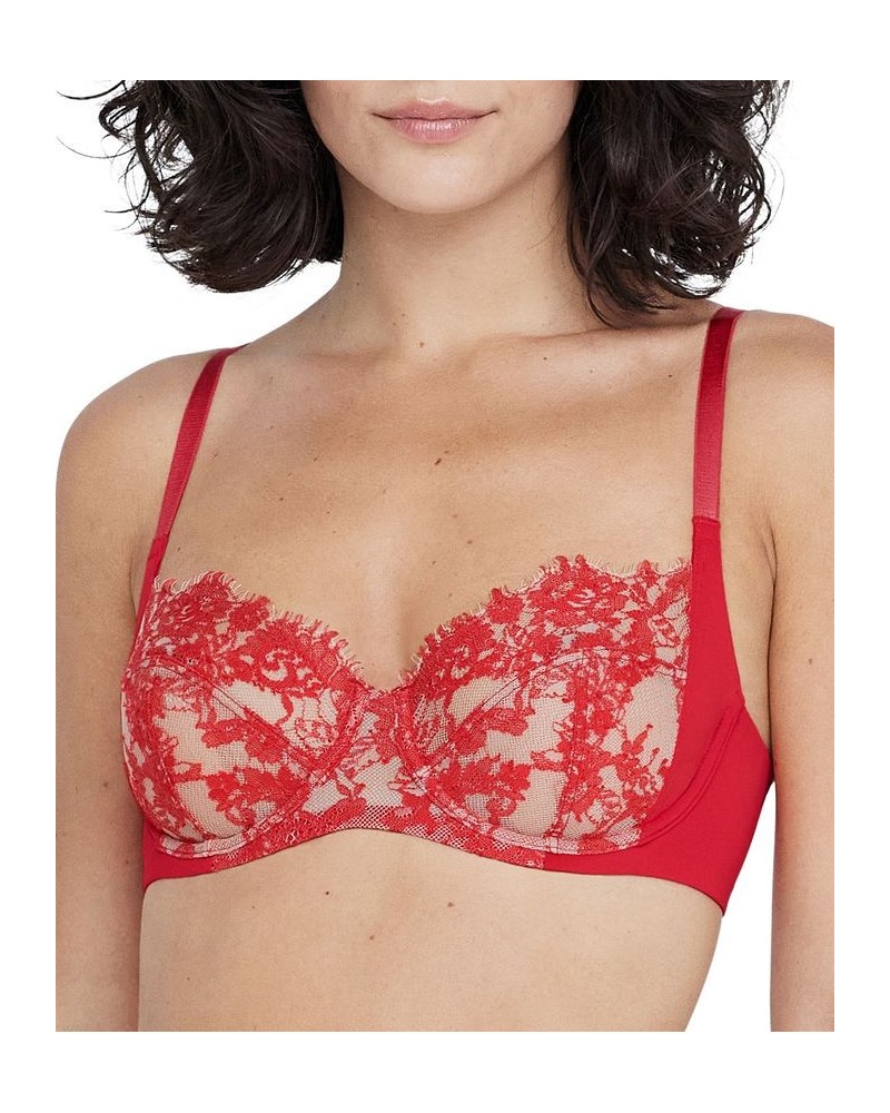 Entice Full Coverage Lingerie Underwire Bra 334143 Red $29.26 Bras