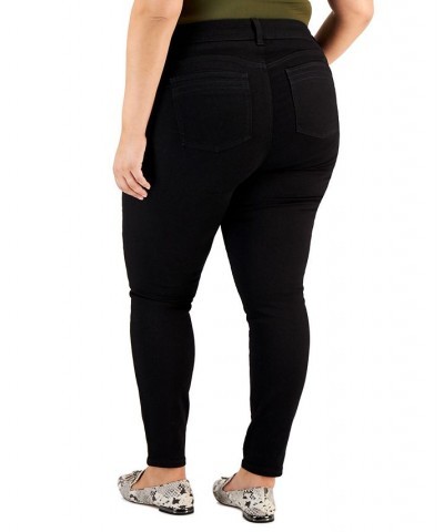 Trendy Plus Size Sculpted Skinny Jeans Black $12.60 Jeans