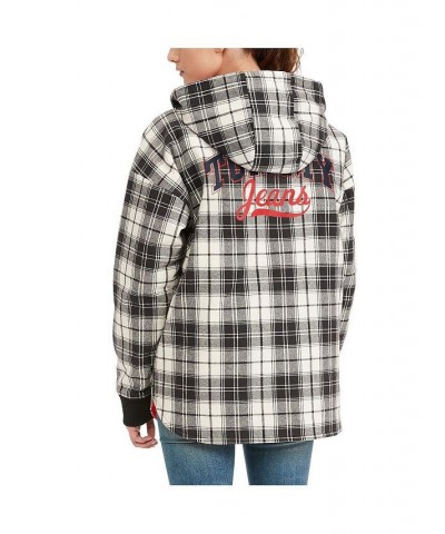 Women's Black Cream Chicago Bulls Molly Flannel Full-Zip Hoodie Black, Cream $57.60 Jackets