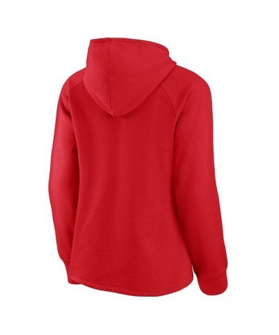 Women's Branded Red St. Louis Cardinals Perfect Play Raglan Pullover Hoodie Red $35.25 Sweatshirts