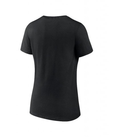 Women's Branded Black Colorado Rockies One and Only V-Neck T-shirt Black $22.79 Tops