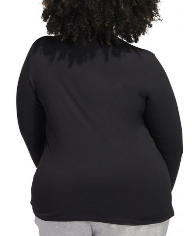 Plus Size Logo T-Shirt Black $15.29 Tops