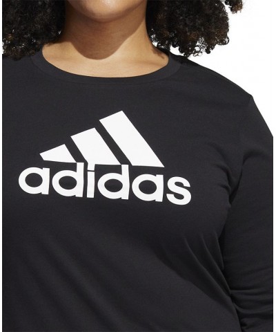 Plus Size Logo T-Shirt Black $15.29 Tops