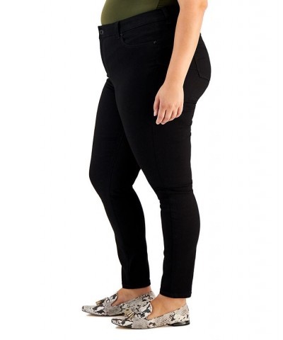 Trendy Plus Size Sculpted Skinny Jeans Black $12.60 Jeans