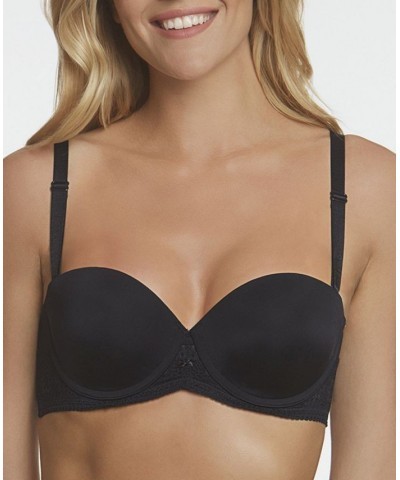 Women's Tessa Lace Strapless Convertible Bra Black $36.19 Bras