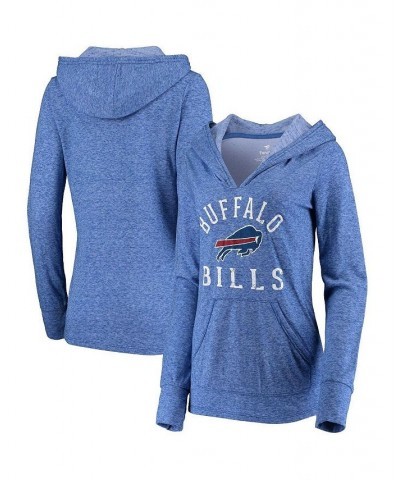 Women's Branded Royal Buffalo Bills Doubleface Slub Pullover Hoodie Royal $40.14 Sweatshirts