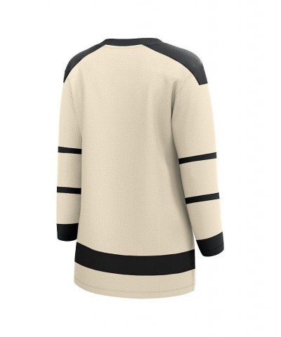 Women's Branded Cream Pittsburgh Penguins 2023 Winter Classic Blank Jersey Cream $69.60 Jersey