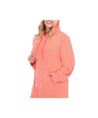 Women's Plus Size Hoodie Sweatshirt Dress Beige $36.04 Dresses